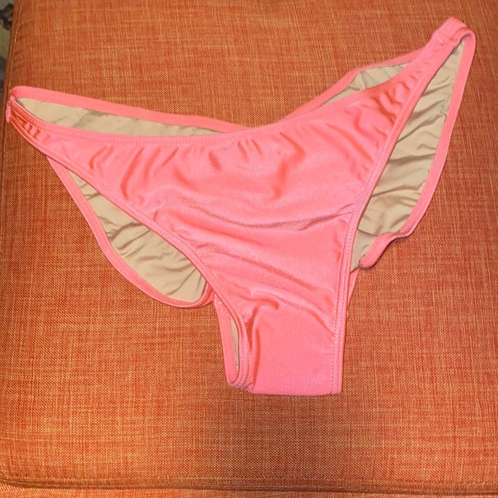 American Apparel Tricot Ruched Back Brazilian Bottom